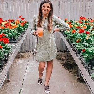 Old Navy Tencel Shirt Dress